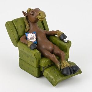 Montana Silversmiths‎ Elmer Horse Recliner Figurine Numbered Western Decor